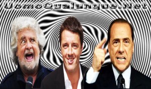 Grillo-Renzi-Berlusconi-ipnosi